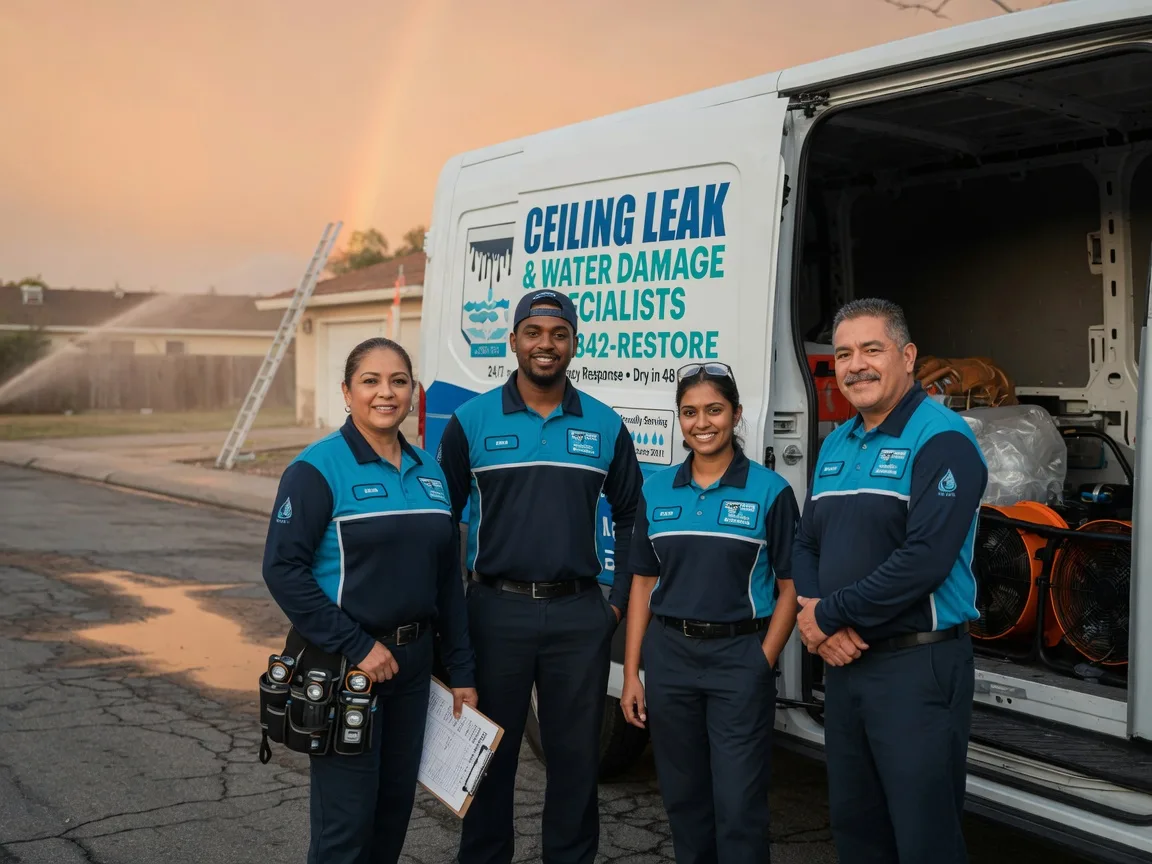 Ceiling Leak Cleanup company in Briggs, TX